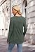 XIEERDUO Fall Fashion Must Haves Oversized Sweaters for Women Long Sleeve Shirts Loose Fit Green L