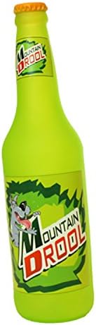 Silly Squeakers – Beer Bottles - Dog Toy - 100% Vinyl. Made Durable & Strong. Novelty Play Toy. 14 Bottles to Choose from and it Floats (Mountain Drool)