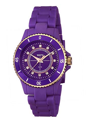 Montre quartz Watx femme fin bracelet plastique qui ne irrite pas la peau