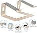 Orionstar Laptop Ständer, Ergonomischer Laptop Stand für Schreibtisch, Aluminium Laptop Halterung mit Belüfteter, Laptopständer Kompatibel mit MacBook Air Pro Samsung Notebook 10-15.6 Zoll Gold
