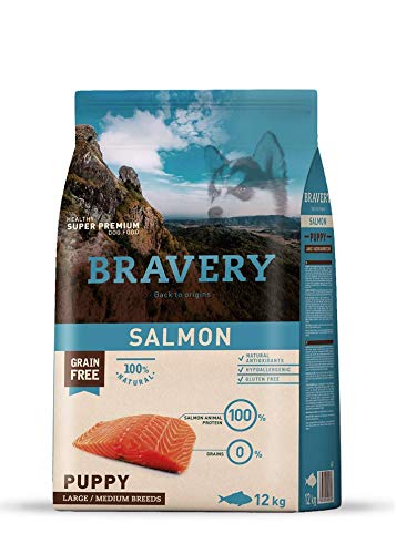 Bravery Puppy Salmone Medium/Large 12 Kg - Crocchette Per Cucciolo