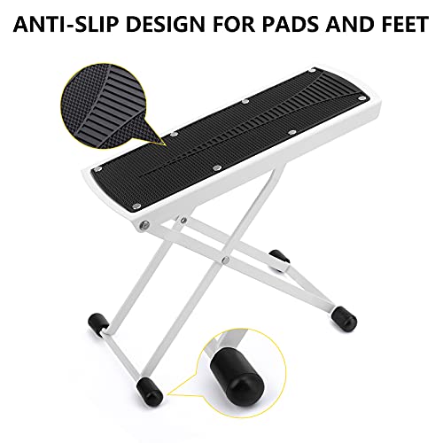 Pedicure Foot Rest, Non-Slip Home Beauty Footrest For Easy-At Home Pedicures, 6 Heights Adjustable Sturdy Manicure Foot Rest Treat Your Feet No More Bending Or Stretching #TOP3