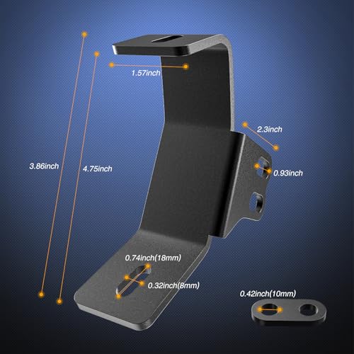 Image of Nilight Light Bar UTV A-Pillar Brackets for Polaris RZR XP 1000 2014-2019
