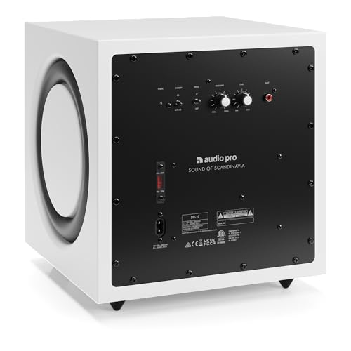 Audio Pro SW-10 Powered Subwoofer 33-120 Hz, 200W, Input Home Bass - White by Audio Pro - Used condition - Image 3