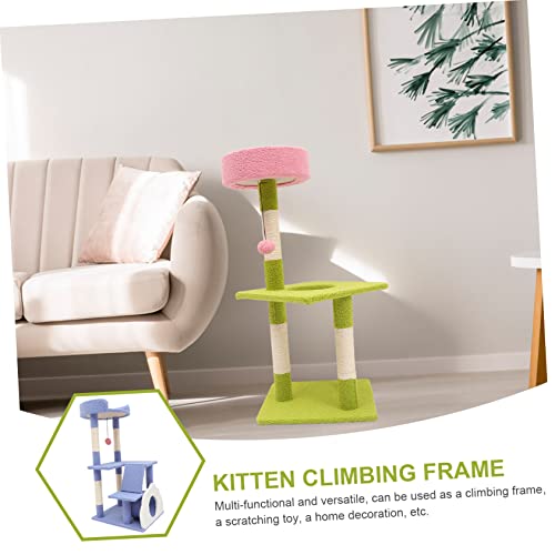 Estrutura De Escalada Para Gatos Brinquedos Para Gatinhos Brinquedos Para Animais De Estimação Brinq