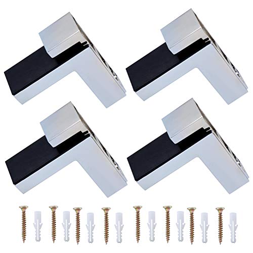 Coolty 4 Stück Regalbodenhalter, RegalHalter Glasbodenträger...