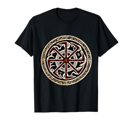 Kolovrat Slavic Protective Rune T-Shirt