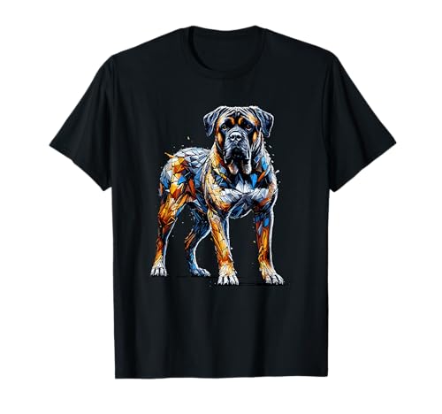 Polygon Art Boerboel Boerboels T-Shirt