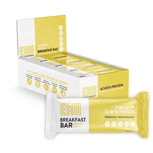 Exo Cricket Flour Protein Bars, Banana Bread, 12 Count