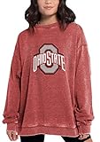 chicka-d NCAA Ohio State Buckeyes Womens Campus Pullover, Cardinal, Large (449_TC_PL)