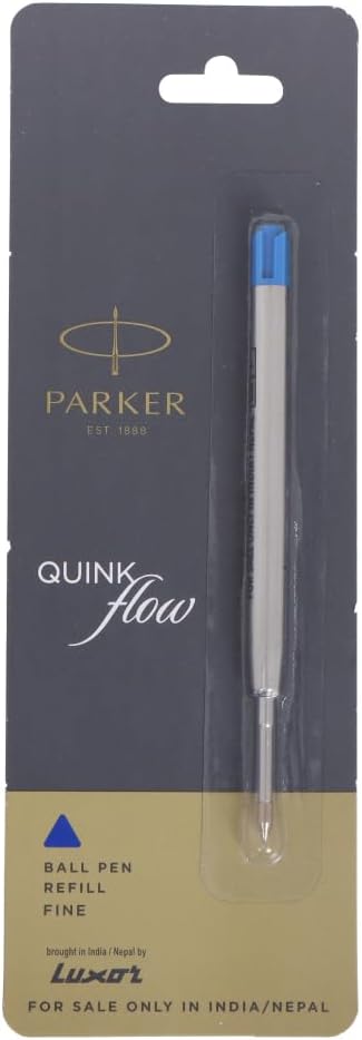 PARKER Quink Flow Refill Fine Ballpoint, Blue