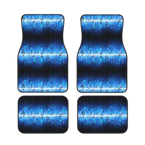 Alfombrillas para coche azules de neopreno juego de alfombrillas de vehículos