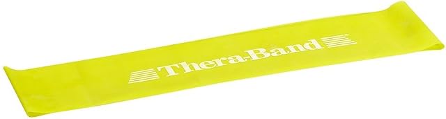 TheraBand Resistance Band Loop, Professional Latex Mini Band for Lower Pilates, Crossfit, Yoga, Stretching, Physical Therapy, Strength Training without Weights
