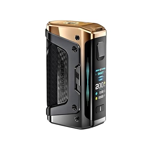 GEEKVAPE Aegis Legend 5 Vape Mod [Racing Gold] - [Requires 2 x 18650 Battery - Sold Separately] - 200W IP68 Rating Multiple Modes 510 Threaded Connection Button Activation - Nicotine Free