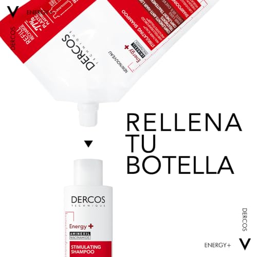 Miniatura 5 de Vichy Champú Anticaída, Efecto Estimulante, Apto Para Todo Tipo de Cabello, Cuero Cabelludo Sano y Detoxificado, Con Aminexil, Energy+, Dercos Technique