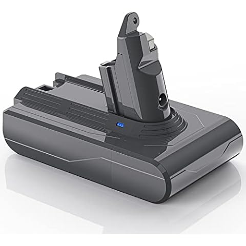 Ersatzakkus für Dyson V6 DC62, LONGFIT 21.6V Akku Dyson DC58 DC59 DC61 DC72 DC74 SV03 SV05 SV06 SV07 SV09 Dyson Staubsauger, 4000 mAh 86.4Wh Cover