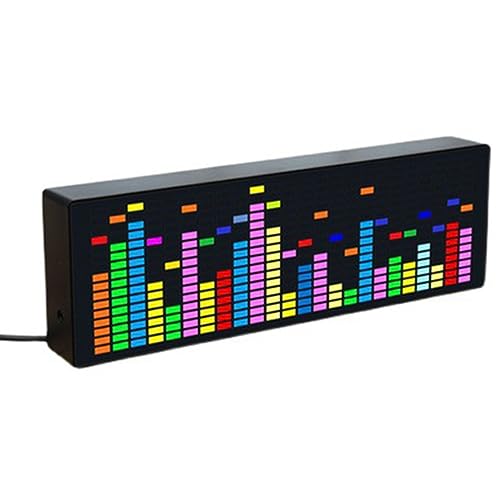 Spectre musical LED coloré horloge intégrée pour ne plus rater le rythme du temps