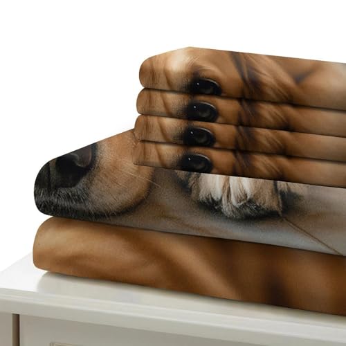 Housse de couette Golden Retriever résistante en microfibre premium - 7