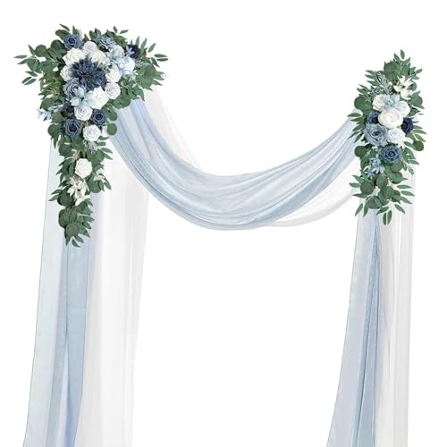 Fleurs de mariage artificielles et bandes de fil pour décoration