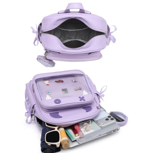 Image of CHERRY SAUCE Devil Halloween Ita Backpack Crossbody Purse For Gothic Anime