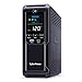CyberPower CP1500AVRLCD3 Intelligent LCD UPS System, 1500VA/900W, 12 Outlets, 2 USB Ports, AVR, Mini Tower, Black
