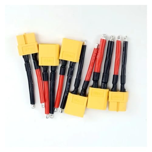 Enchufe XT60 macho anti chispas con cable silicona 12AWG de 5cm para evitar fallos de corriente RC 7