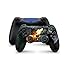 PS4 Controller Skin de 46 North Design, 3M Technology, Dragón Fuego Quemar Bestia Monstruo Caballero Medieval Luchar Respirar, Apto Para PS4 Regular, Pro, Slim Controladores, Fabricado en Canadá