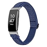 HAYUL Elastic Bands Compatible with Fitbit Inspire 2/ Inspire/Inspire HR for Women Men, Stretchy Fabric Soft Nylon Loop Band for Inspire Fitness Tracker, Skin-Friendly Replacement Wristband Accessory