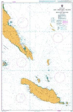 UKHO BA Chart 3998: San Cristobal Island to Malaita Island