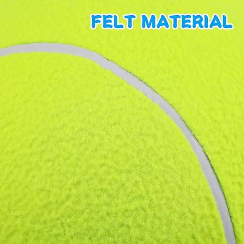 VILLFUL Großer Tennisball Für Haustiere Strapazierfähiges Nylon-Spielzeug Für Hunde Und Katzen Für Outdoor-aktivitäten Und Strandspaß