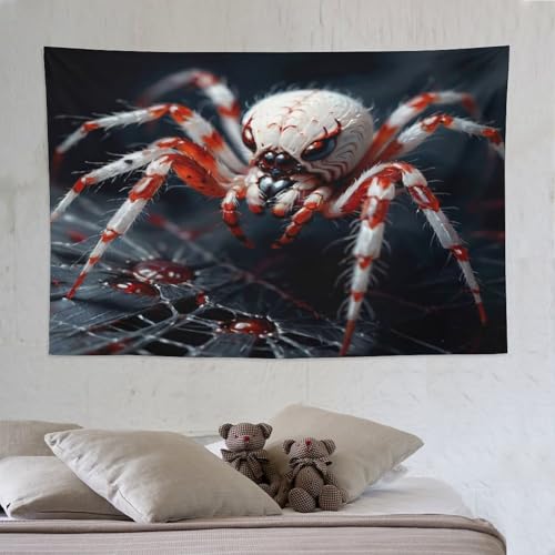Tapisserie araignée PAZZK pour habiller un grand mur vide sans peindre drap en tissu 150x230