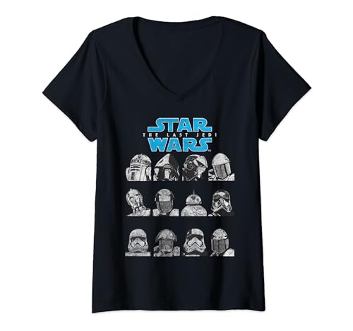 T-shirt Star Wars femme col V fini les hauts de fan trop larges