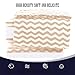 16 Pack Super Soft Baby Burp Cloths, Baby Washcloths, Ultra Absorbent Large Newborn Burping Cloth for Boy and Girl, Milk Spit Up Rags, Unisex for Baby Sensitive Skin, Brown and White, 16 × 12 Inch