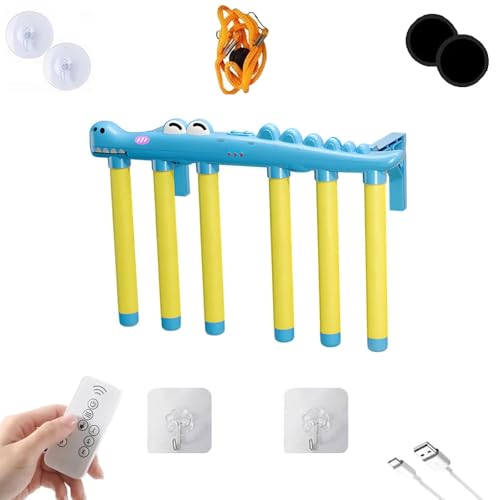 FlyShangUgo Reaction Challenge Game, Catching Sticks Game with 3 Adjustable Speed, Remote controllable Reactions Training Toy And Reactions Games, Family Games for Kids And Adults (Style-D)