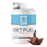 USN Diet Fuel Ultralean Meal Replacement Shake | Chocolate | 1kg with 18 Servings | High Protein, Low Calorie Shake | Calorie-Controlled Diet Support for Weight Loss | 24 Vitamins & Minerals