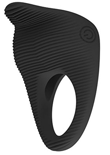 Anello del Pene con Vibrazione - Ø 24 - 30 mm (Lamelle, nero)
