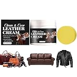 Prodotto per la Lucidatura della Pelle - Pulizia Polvere 120g Nutriente,Prodotto Per Riparare E Lucidare Il Pellame Dei Mobili | Per Divano Poltrona Sedia Sedili Auto Borse Giacche Scarpe Stivali