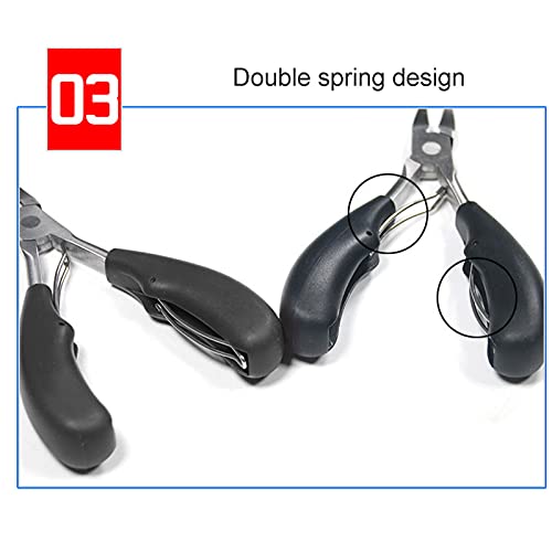 Zahnschneidezange für Schweine Edelstahlmaterial Geeignet Zum Abschneiden der Babyzähne von Kleintieren Wie Ferkel/Kaninchen Zuchtausrüstung(Schwarz) dauerhaft