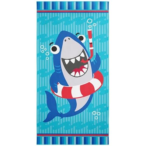 SANDJEST Shark Beach Towel Cover