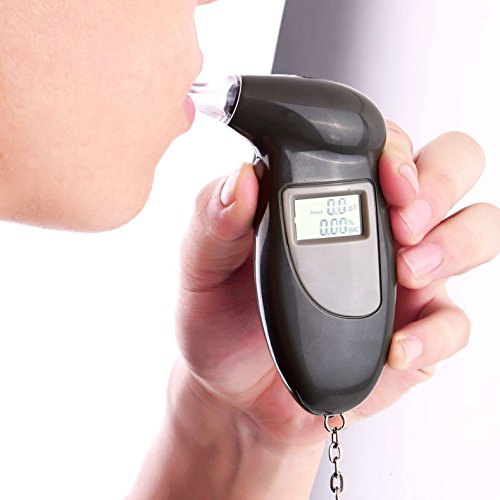 Portable Alcohol Breath Tester with Keychain, CLKJYF Digital Breath Alcohol Tester Detector Analyzer