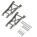 Atomik RC Alloy Rear Lower Arm, Grey fits the Traxxas 1/10 Slash and Other Traxxas Models - Replaces Traxxas Part 2555