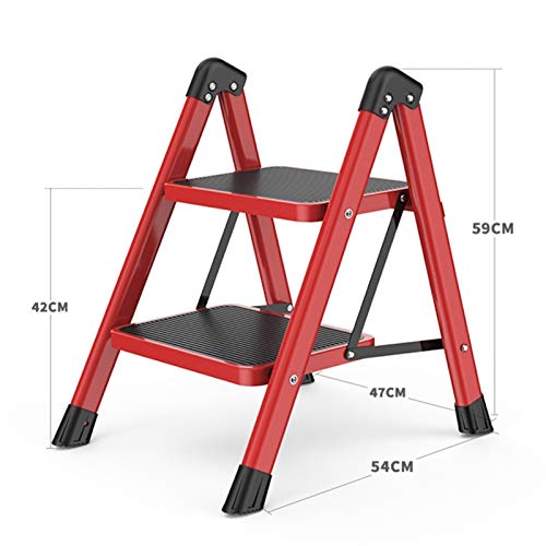 Escalera de hierro resistente y taburete de escalada portátil multiusos 7