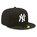 New Era MLB 59FIFTY Team Color Authentic Collection Fitted On Field Game Cap Hat (as1, Numeric, Numeric_7_and_5_eighths, New York Yankees Black)