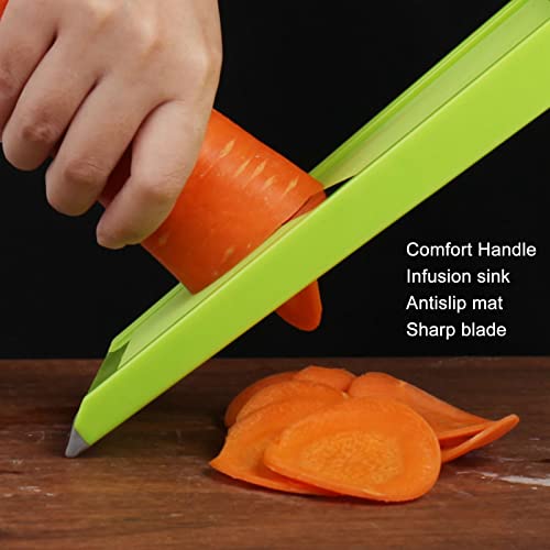 Picadora de Verduras Manual Acero Inoxidable 10.62 in miniatura 2