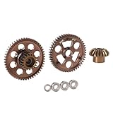 KYX Racing Aluminum Rear Transmission Gear Set Upgrades Accessories for 1/10 RC Crawler Car Tamiya Hotshot II