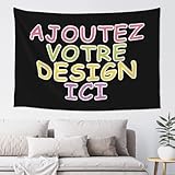 Matériau de Haute Qualité – Cette tenture murale est fabriquée en tissu polyester doux, durable et léger, garantissant longévité et entretien facile.