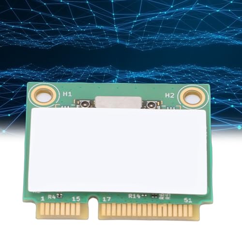 Yunseity Tarjeta de Red Inalámbrica WiFi 6 Bluetooth 5.3 5400Mbps, Interface MINI PCIe con antenas Duales para Laptops con Windows 10 y 11 miniatura 3
