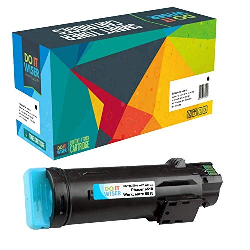 Do It Wiser Compatible Toner Cartridge Replacement For Xerox Phaser 6510 6510Dn, Xerox Workcentre 6515 6515Dn Printers - 106R03480 106R03477 106R03478 106R03479 High Yield (4 Pack) #TOP7