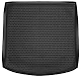 Passform Matte - Die 100% passgenaue und besonders robuste WALSER XTR Antirutschmatte Kofferraum in modernem 3D-Design ist kompatibel mit VW Touran I 2003 - 2010 und II 03/2010 - 05/2015 7 Sitze, 3. Reihe geklappt - lange Matte