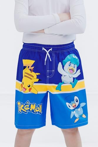 Pokemon Compression UPF 50+ Swim Trunks Little Kid to Big Kid Sizes (4-14-16)4